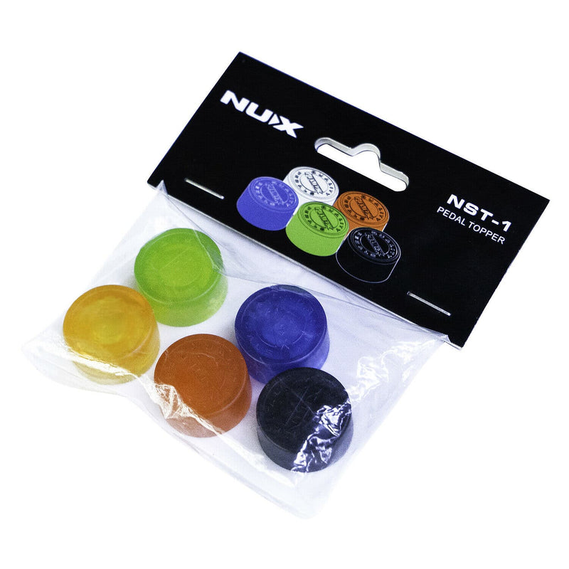 Nux NST-1 Coloured Pedal Toppers (5 Pack)