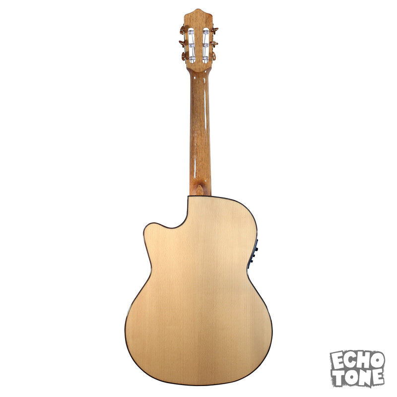 Kremona RL-T Rosa Luna Flamenco Classical Guitar (Bulgaria, Solid European Spruce Top, Fishman Pickup, Case)