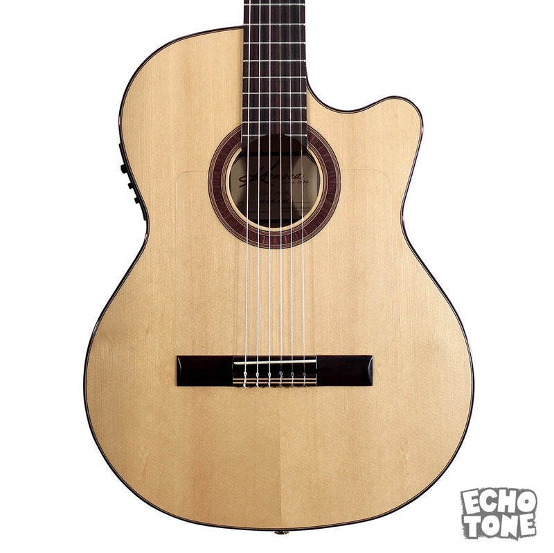 Kremona RL-T Rosa Luna Flamenco Classical Guitar (Bulgaria, Solid European Spruce Top, Fishman Pickup, Case)