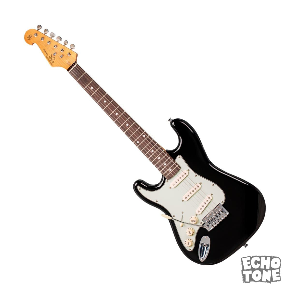 SX 3/4 Vintage Series  Electric Guitar (Left Handed, Black)