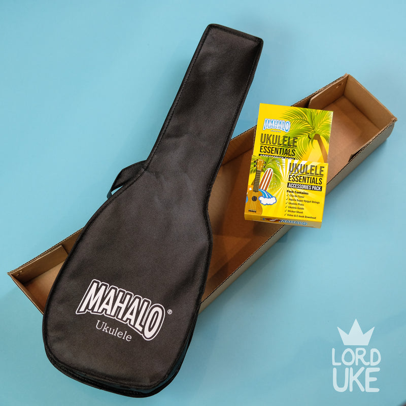 Mahalo 'J' Ukulele Pack in Concert (inc. Accessory Pack, Bag, Tuner)